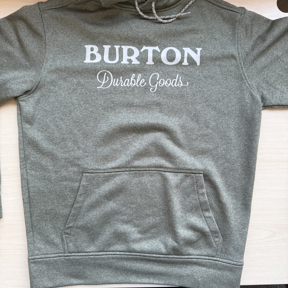 Burton Olive Green Durable Goods Hoodie